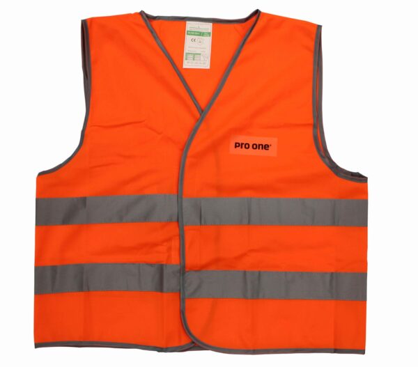 Gilet de sécurité EN471G jaune /
EN471O orange – Image 2